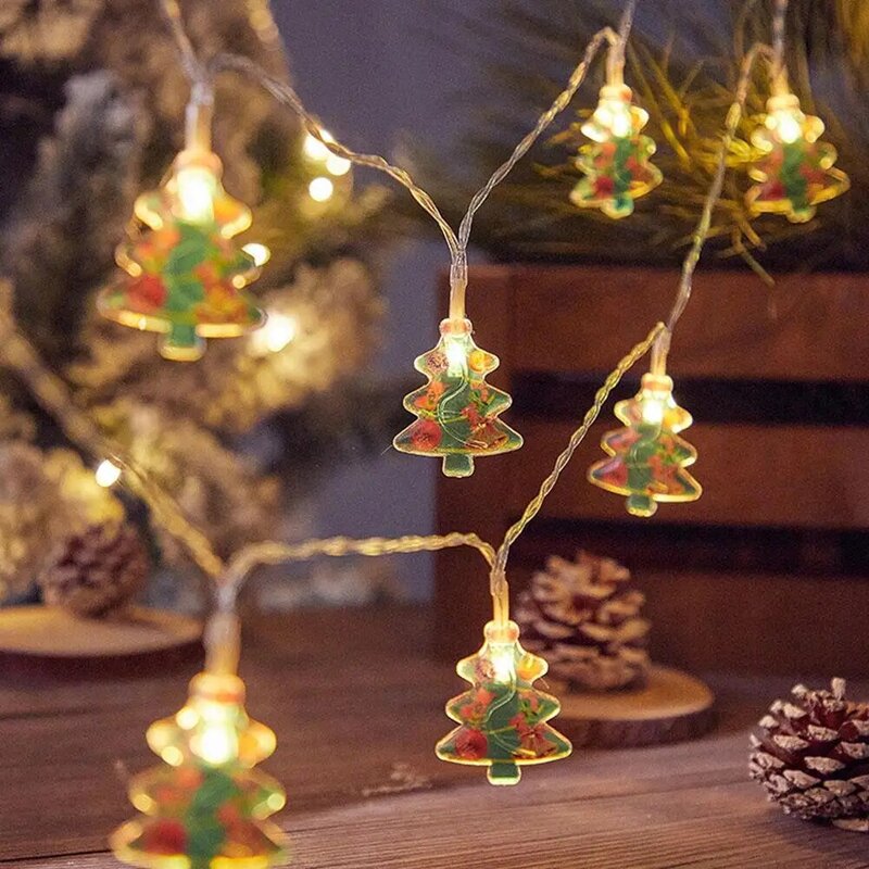 LED 크리스마스 장식 조명, 산타 클로스 조명, 스트링 축제 분위기, 크리스마스 트리 장식, 흡입 컵 램프