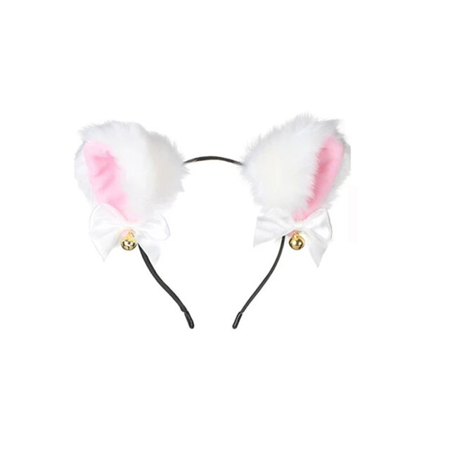 4Pcs น่ารักแมวหู Headband Claw ถุงมือสาวอะนิเมะ Cosplay เครื่องแต่งกาย Plush Cat ขนสัตว์ถุงน่อง Night Party Club headbands
