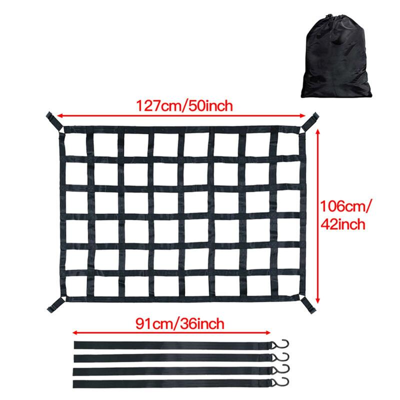 Cargo Net for Pickup Truck Bed Highly Elastic Truck Bed Net Mesh Organizer for