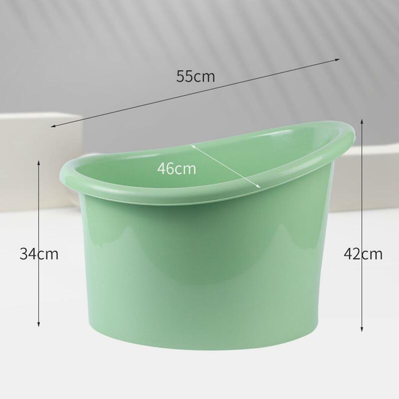 Baby Bath Bucket Thickened Tub Sitting up Comfortable Anti Slip Baby Bath Tub for Kids Ages 0-7 Years Old Newborn Gifts Babies