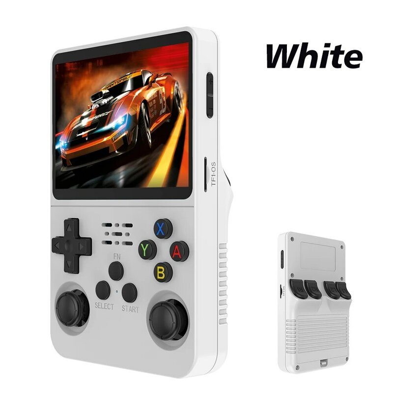 R36S Retro Handheld Video Game Console Linux System 3.5 Inch IPS Screen Portable Pocket Video Player 64GB RG35S Plus