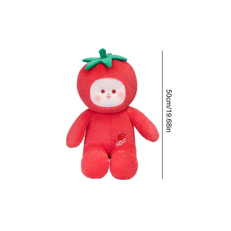 Boneka wortel mainan boneka binatang sayuran lembut boneka kartun boneka dapat dipeluk multifungsi nyaman mainan sayuran