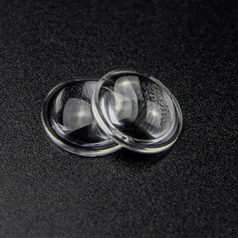 20-66mm bermata akrilik Plano-convex lensa senter LED lensa fokus obor Aksesori kaca pembesar lensa cembung