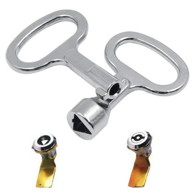 2 типа износостойкий прочный ключ из цинкового сплава прочный ключ прочный для электрического шкафа управления