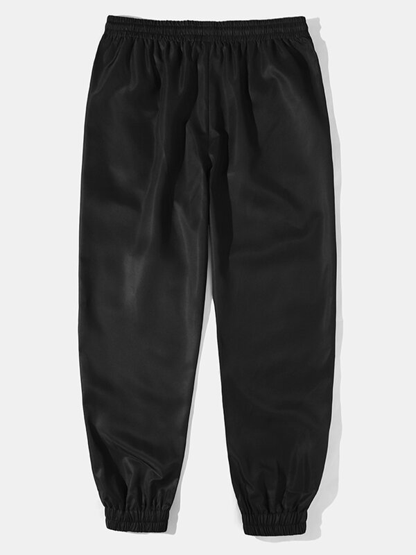 Męskie ChArmkpR długie spodnie letni wzór Color Block ściągany sznurkiem w pasie spodnie patchworkowy w stylu Casual spodnie 2024 Streetwear 2-2XL