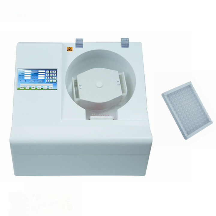 Лабораторное оборудование, автоматический считыватель elisa, вертикальные методы мытья пластин, медицинская микропластинчатая шайба