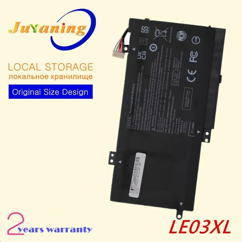 LE03XL Bateria do portátil para HP, Envy x360, HSTNN-PB6M, HSTNN-UB60, HSTNN-UB6O, HSTNN-YB5Q, TPN-W113, TPN-W114, LE03