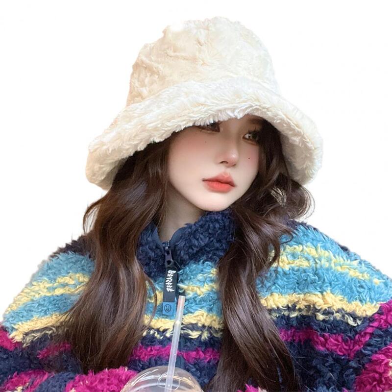 겨울 버킷 모자 챙 자외선 차단제 모자, 여성 모자, 세탁 가능한 자외선 차단제 모자
