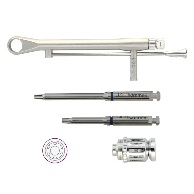 Johnman-chave de fenda dental, conexão torque, adaptador chave catraca