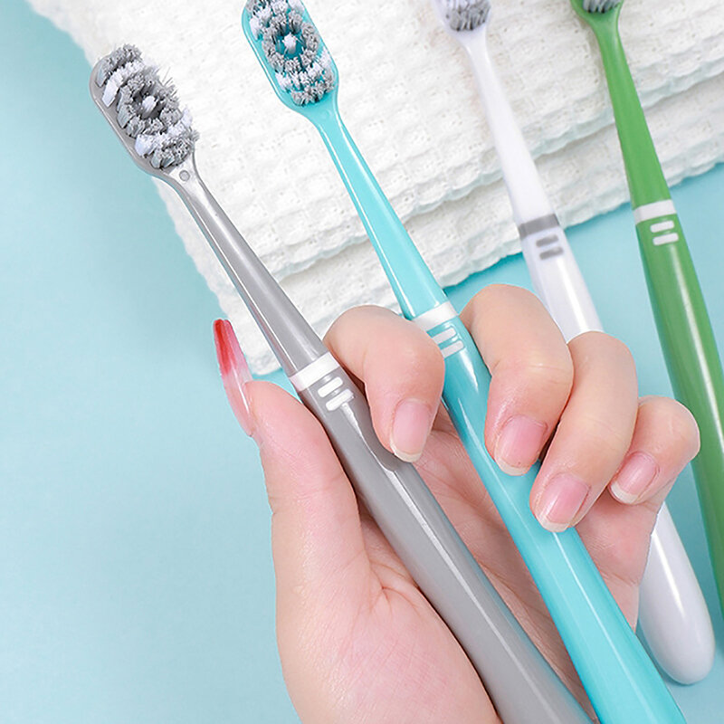فرشاة أسنان للشعر الصلب للسفر ، ° ، إزالة البقع المتوسطة ، العناية بصحة الفم ، أدوات تنظيف الأسنان ، 1 * *