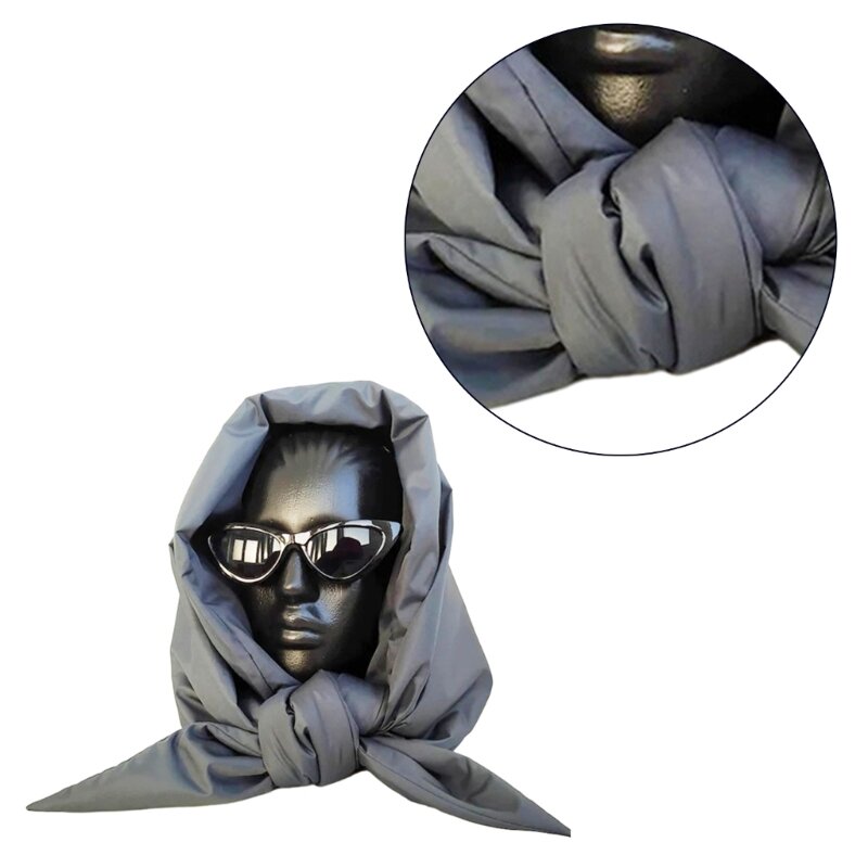 Pufferhoed voor vrouwelijke hoofddoek Hoed Warme hoofddeksels Oorklep Wintersjaal Comfortabele hoofdbescherming voor T8NB