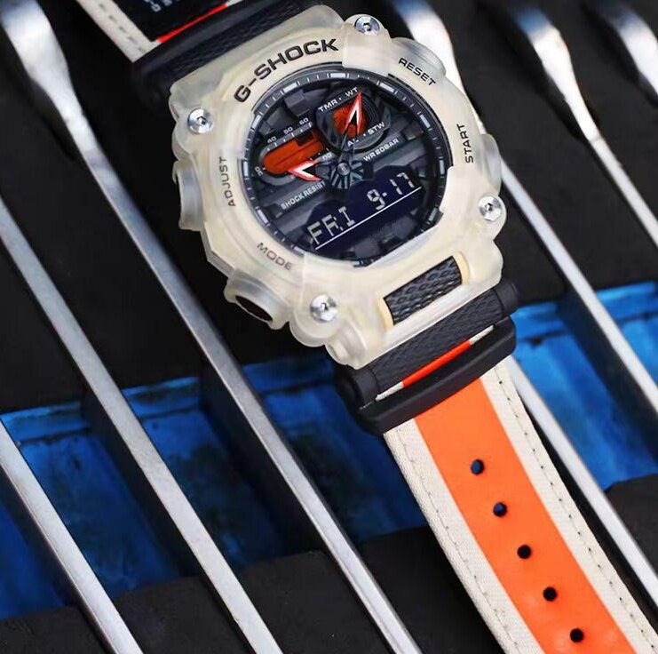 G-shock-男性用防水スポーツウォッチ,世界時間時計,LED照明,高級ブランド,新しいファッション,GA-900シリーズ