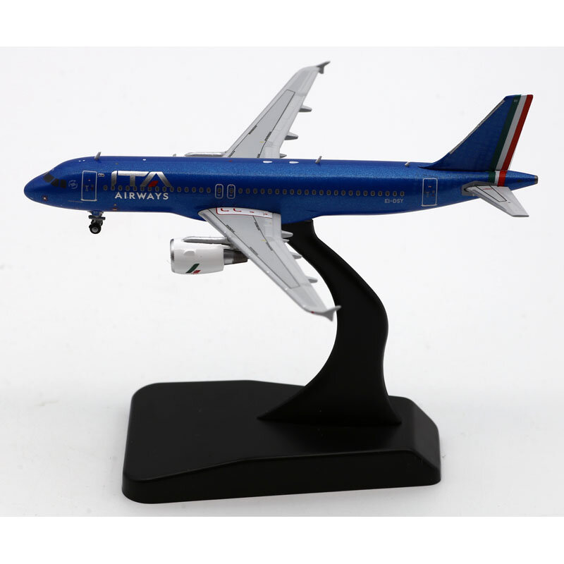 ITA AIRWAYS "스카이팀" 에어버스 A320 다이캐스트 항공기 제트 모델 EI-DSY, XX40139 합금 소장 비행기 선물, JC 윙스 1:400