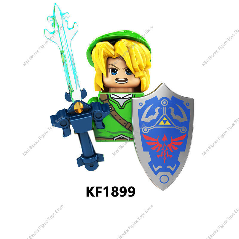 Mini figuras de acción de Zelda para niños, juego de bloques de construcción de la princesa KF6184, Mini Link, Ganon Hick Revali, WM6053