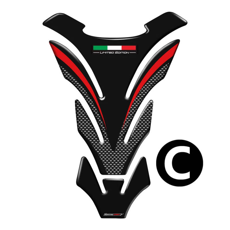 Bantalan tangki bahan bakar Gel sepeda motor, stiker pelindung tulang ikan, penutup topi tangki balap untuk Cfmoto Triumph Kymco Benelli Aprilia