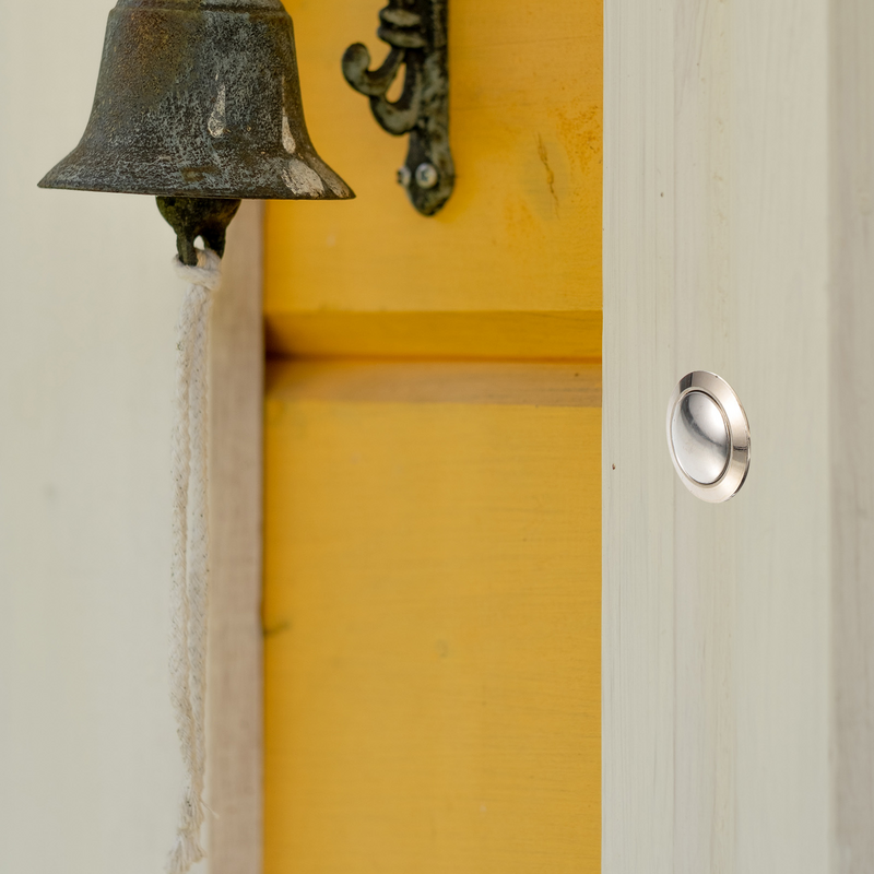 4-częściowy trwały przycisk dzwonka do wymiany domu Wytrzymała miedź niklowana Łatwa instalacja Wymienny dzwonek