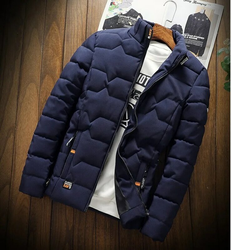男性用の厚手のジャケット,暖かいコート,防雪服,大きいサイズ,冬