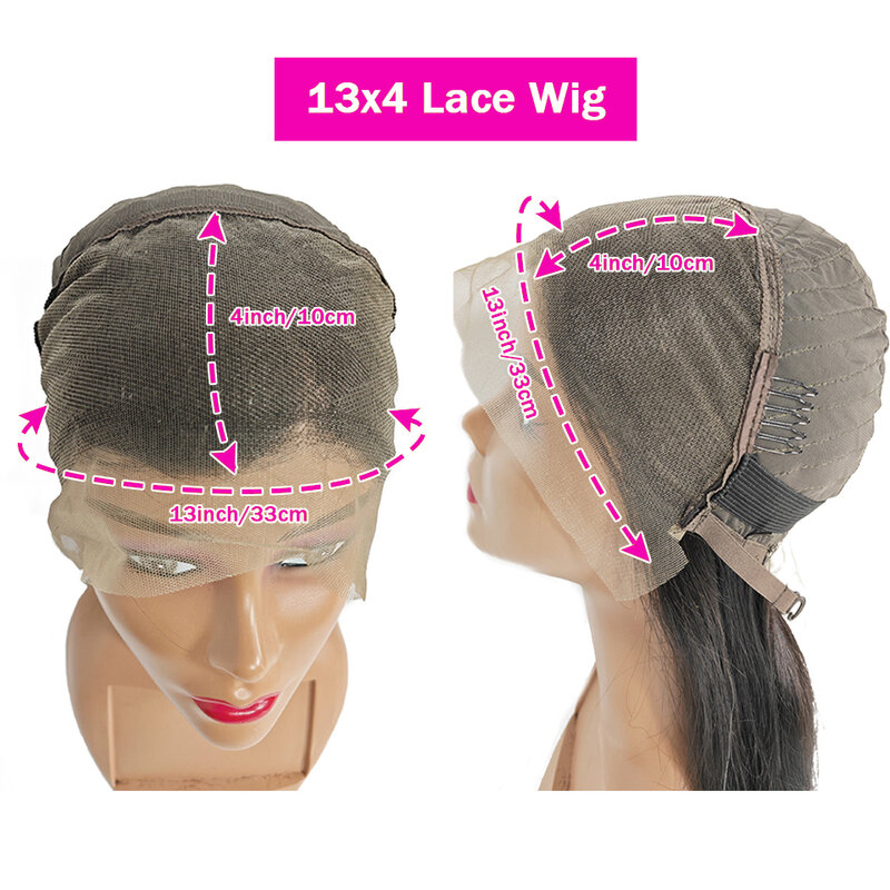 Perruque Bob Lace Front Wig naturelle lisse, cheveux courts, brun bordeaux, 13x4, document # 99J, pour femmes
