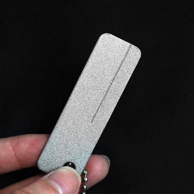 1pc Portable Outdoor Groove Fishing Hook Sharpening Hone Fishing Grinding Hook Sharpener Tool Fish Accessories