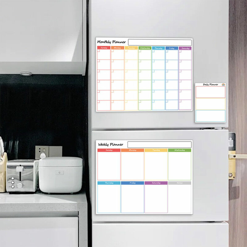 Salon sypialnia lodówka harmonogram naklejki biurowe przypomnienie tablica ogłoszeń planer kalendarz tablice do pisania