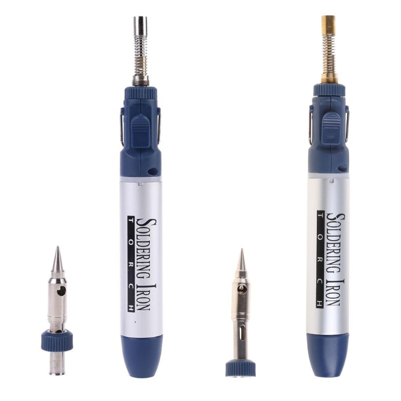 A2UD 3in1 Gas Soldering Iron Cordless Welding Torch Solder Tool Electric Gas Soldering Iron Tools