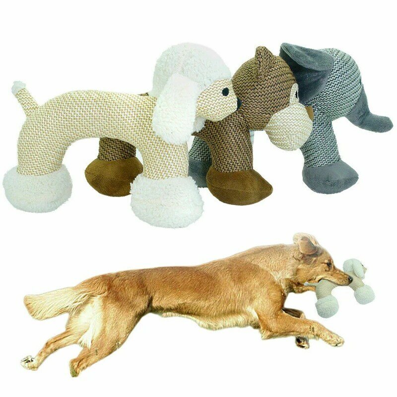 Boneca macaco de pelúcia para Pet, Brinquedos Squeak, Brinquedos duráveis do cão, Pet fornecimentos