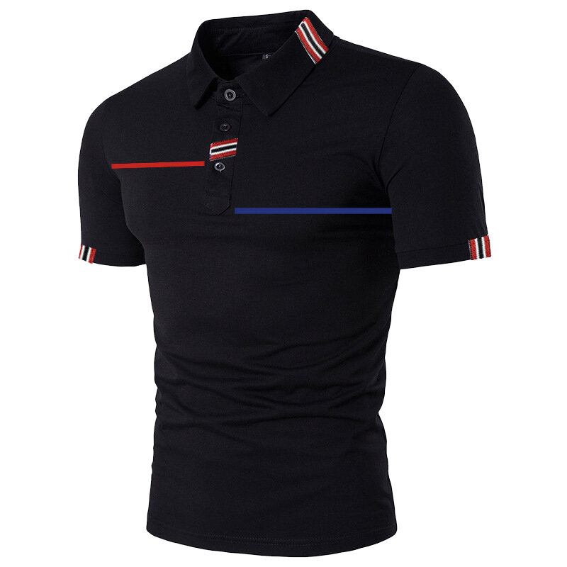 HDDHDHH-Polo imprimé avec logo de golf pour homme, haut de marque, t-shirts d'été, vêtements d'affaires décontractés, nouveau