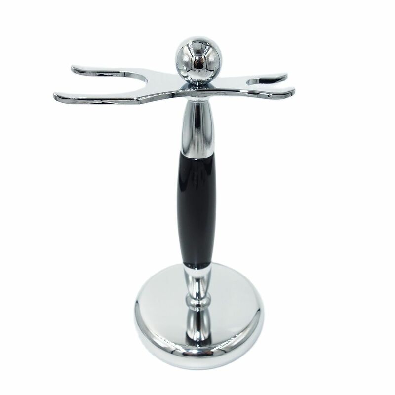 iRAZOR Deluxe Men Shaving Stand for Brush and Safety Razor Bathroom Latest Rack for Luxury Gifts