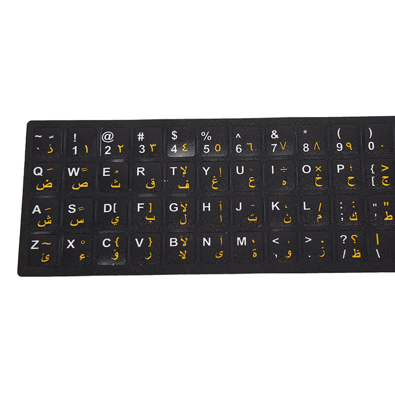 Наклейка на арабскую клавиатуру, водостойкая, матовая, без отражения, не прозрачная