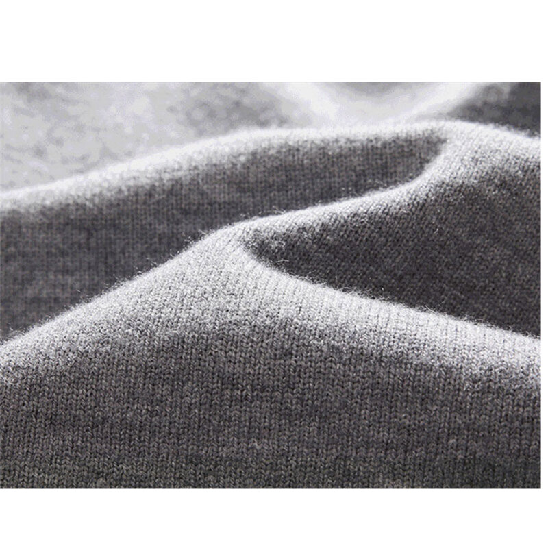 남성용 터틀넥 스웨터 플러스 벨벳 두꺼운 풀오버 상의, 단색 캐주얼 스웨터, 가을 겨울 패션