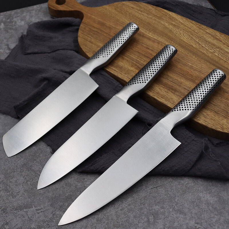 Cuchillo de acero inoxidable para rebanar Sushi, utensilio de cocina japonés para filetes de pescado, Chef, salmón, Sashimi