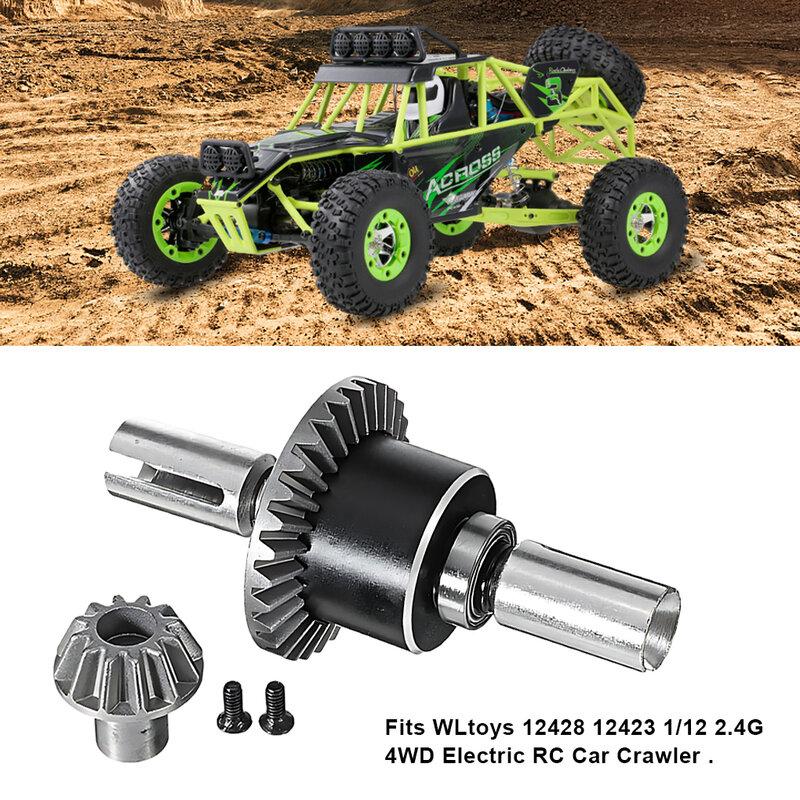 Metal Front Differential Assembly Drive Gear For 1 12 Wltoys 12428 Part Power And Efficiency
