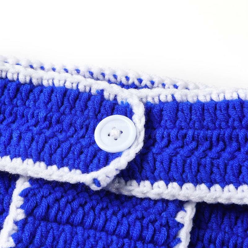 3 Buah Celana Pendek Bayi Topi Sepak Bola Set Alat Peraga Fotografi Bayi Baru Lahir Aksesori Pakaian/