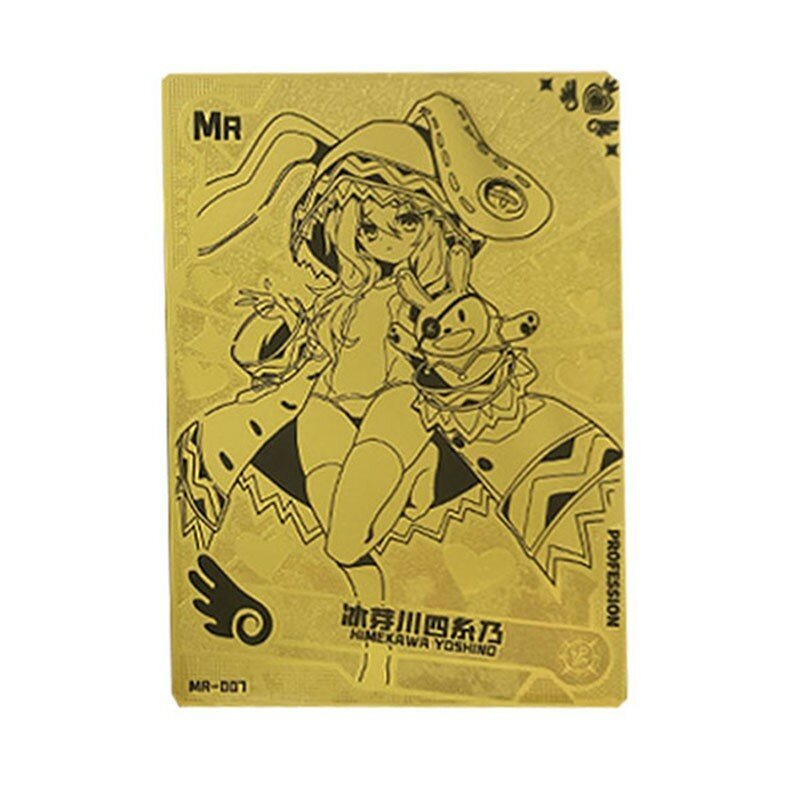 Goddess Story Girls Party Mr portacarte in metallo Rem Himekawa Yoshino personaggi Anime carta da collezione in metallo raro giocattoli per bambini regalo