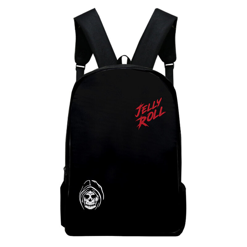 Jelly Roll Merch mochila escolar, bolso de viaje de tela Oxford bonito, bolso con correa de hombro ajustable