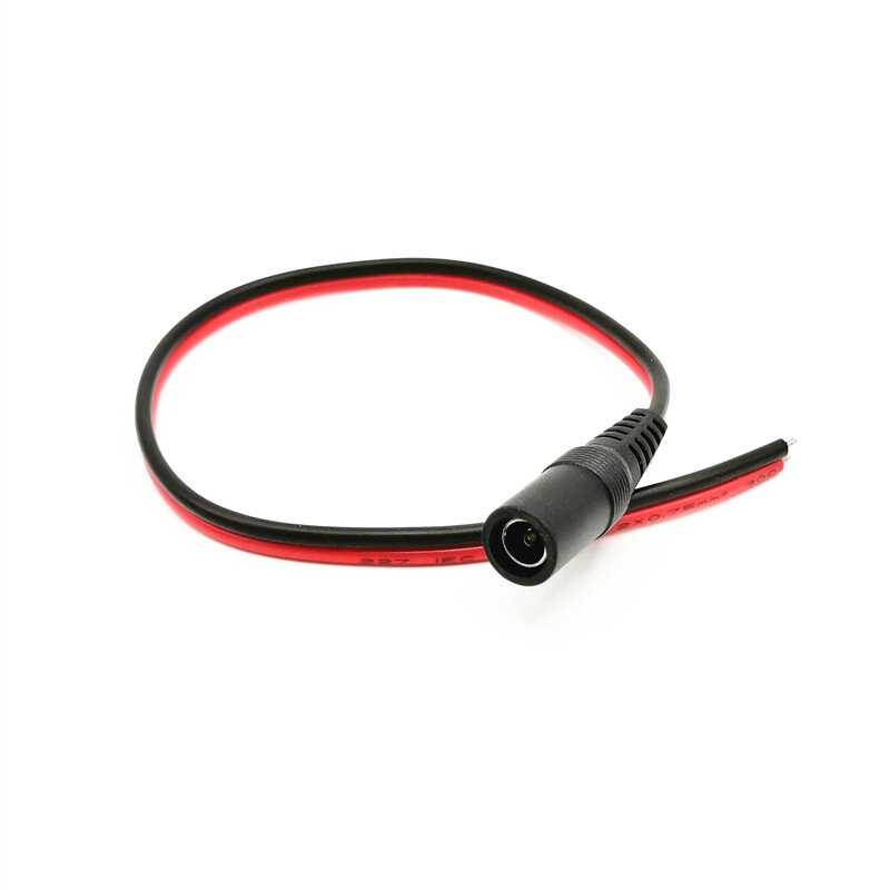 1pcs 2.1x5.5 Mm Male Female Plug 12V Dc Power Pigtail Cable Jack For Cctv Camera Connector Tail Extension 12V DC Wire