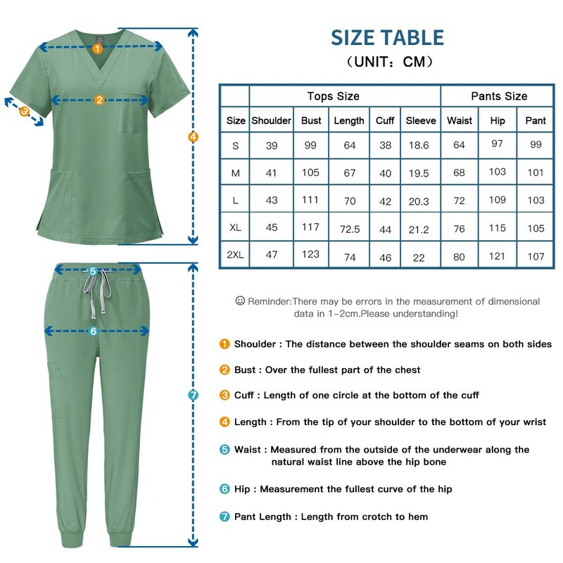 Uniforme d'infirmière médicale, vêtements de travail 2 pièces, uniforme hospitalier, propor, dentiste, salopette, spa, clinique, beauté