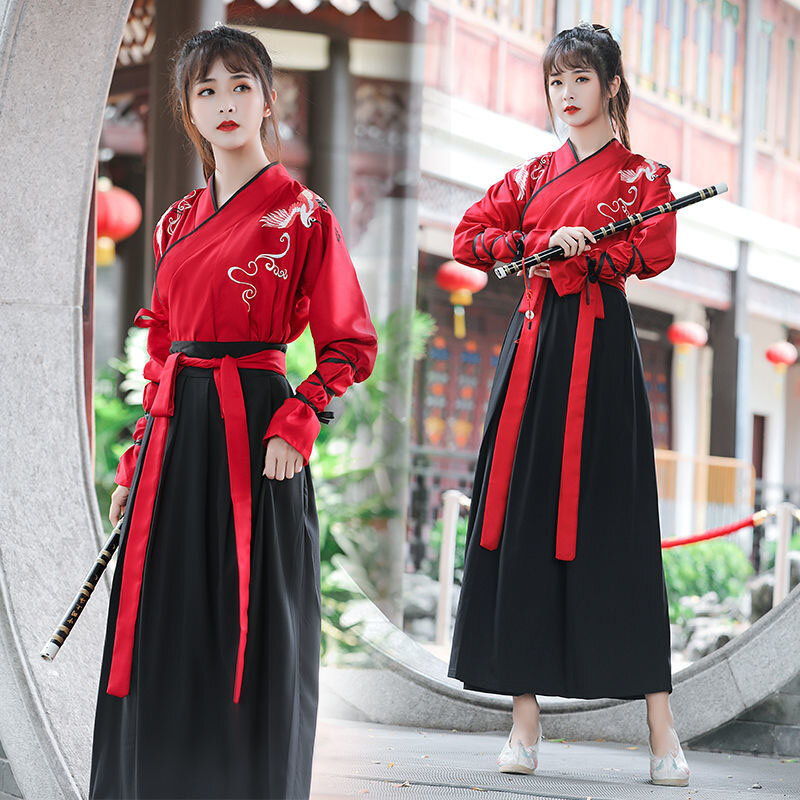 School Meisje Jongen Student Cosplay Uniform Vrouwen Hanfu Chinese Stijl Kleding Oude Stage Performance Afstuderen Suits Man Vrouw