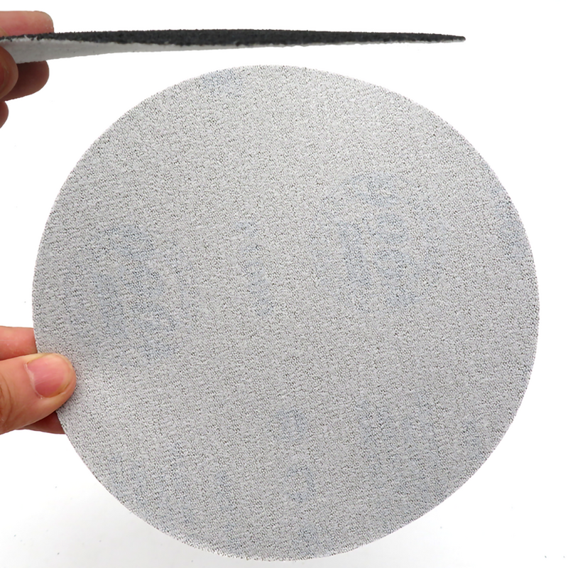 Discos de lijado en seco y húmedo, papel de lija de pulido de gancho y bucle de 6 ", grano 60-150, 10000mm