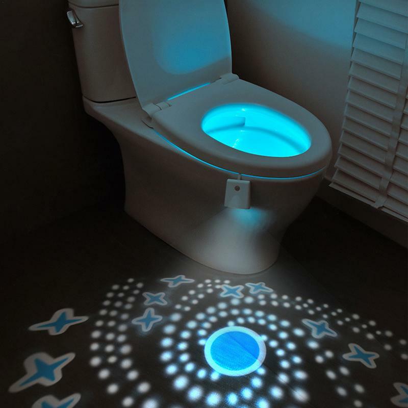Veilleuse LED avec capteur de mouvement, couleurs Proxy, lumière ambiante, siège de cuvette de toilette, capteur de corps humain