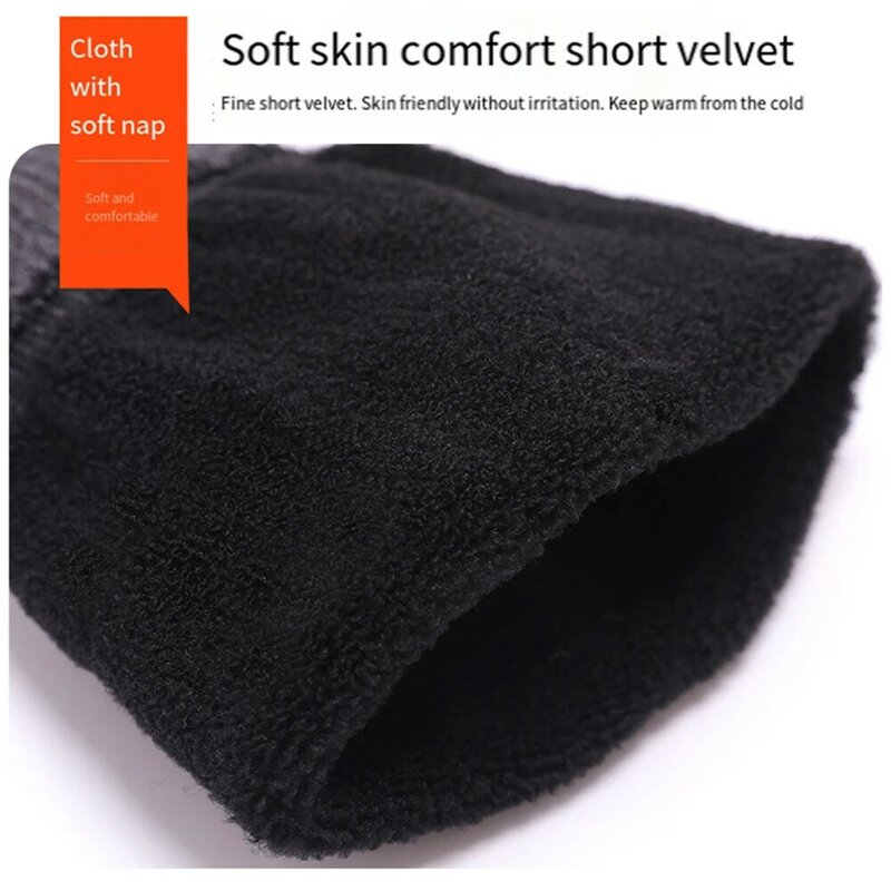 Unisex malha lã velo perna aquecedor, monocromático, elástico, quente perna manga, mulheres engrossar, tubo longo macio, joelheira, inverno