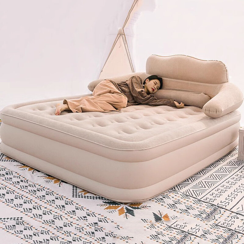 سرير أريكة هوائية قابلة للنفخ للأزواج ، سرير خارجي مثير ، مرتبة احتفاظ رومانسية ، غرفة نوم ، سرير هوائي بوترونا ، البالغين