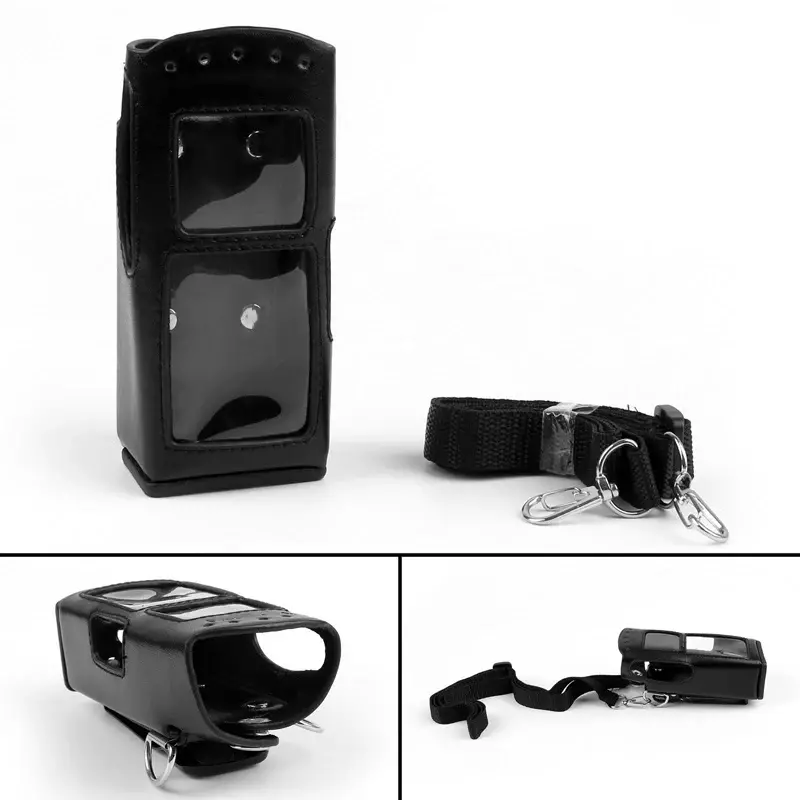Mtp850 Hartleder-Trage tasche Holster mit Gürtel clip für Motorola Tetra Mth600 Mth650 MTH800 MTH850 MTP850 Walkie Talkie