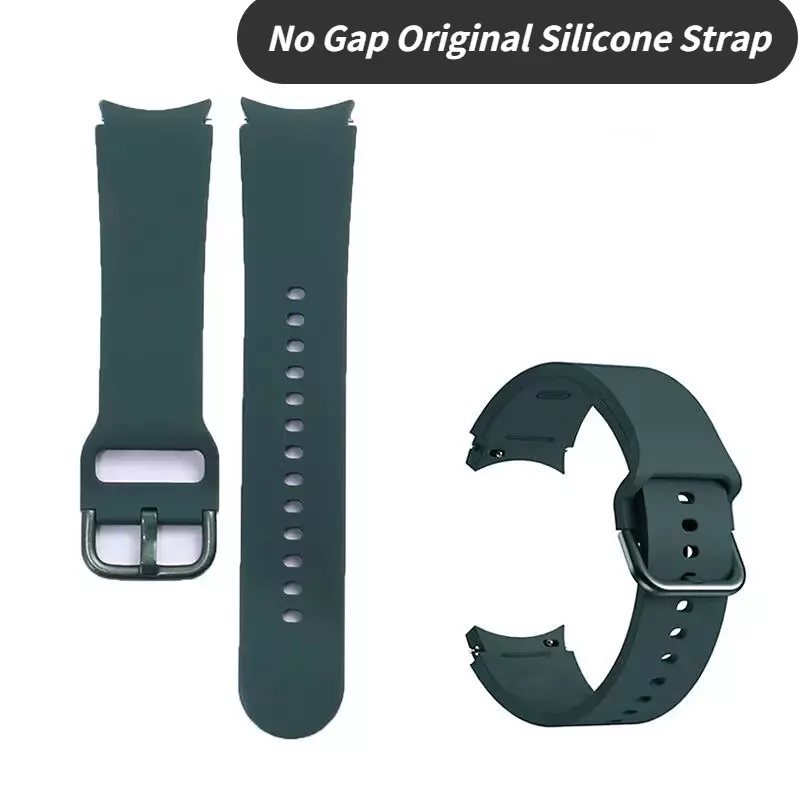 20mm Silikon armband für Samsung Galaxy Uhr 5/4 40mm/44mm Original No Gap Armband für Galaxy Uhr 4 klassische 46mm/42mm Correa