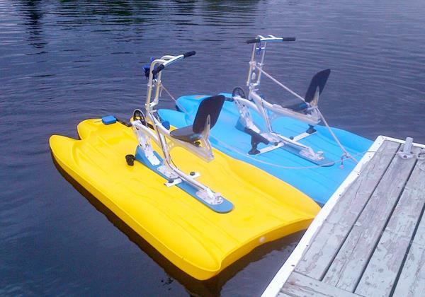 2023 Aqua Bike Water Pedal Dolphin Water Bike Park Rides Water Bike Pedal Boats na sprzedaż
