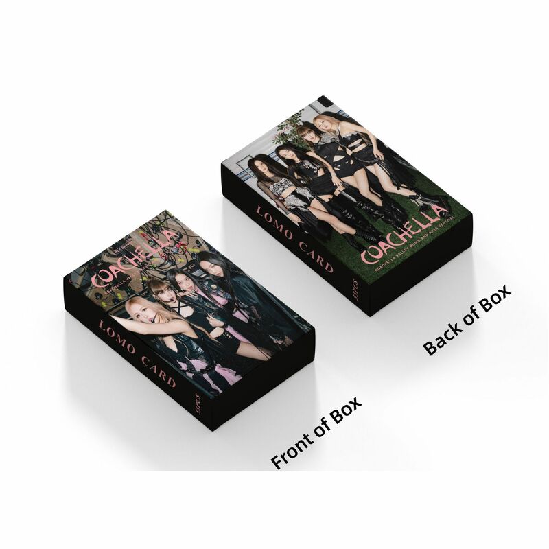 مجموعة بطاقات JISOO JENNIE LISA ROSE LOMO ، مجموعة صور قابلة للتحصيل ، ألبوم أسود ووردي ، مجموعة المعجبين ، 55: 50