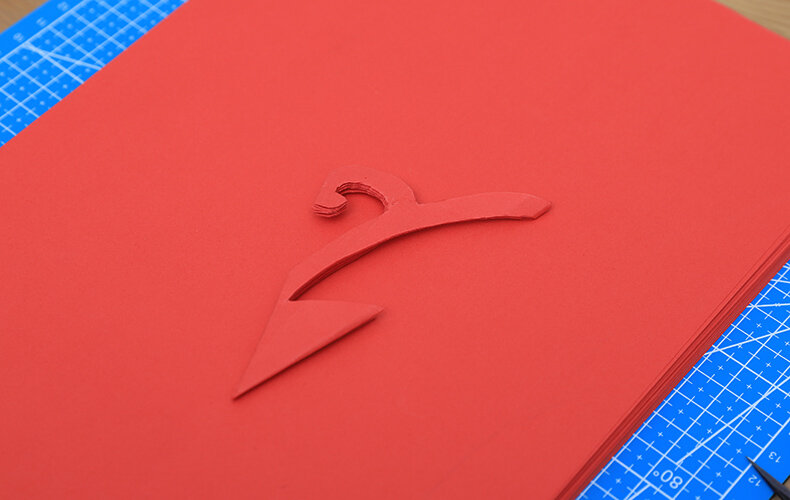 Специальная бумага для резки бумаги, детская красная бумага ручной работы, украшение для окон в китайском стиле, изготовление бумаги