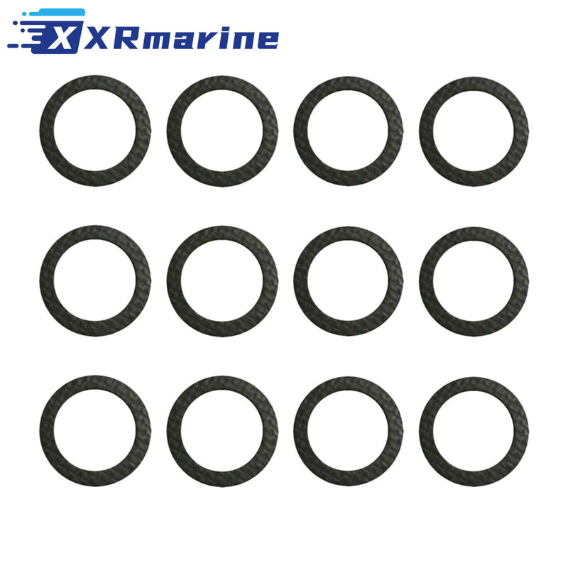 12 PCS Drain Screw Gasket for Mercury Marine Outboard and Mercruiser Sterndrive 12-19183 18-2945