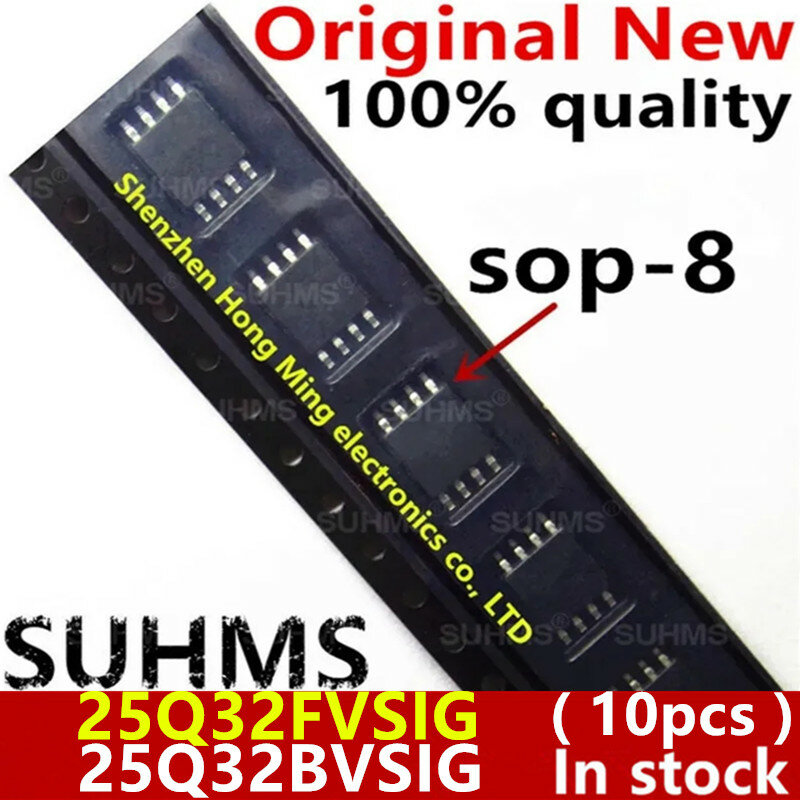 (10piece)100% New W25Q32BVSIG 25Q32BVSIG W25Q32FVSIG W25Q32FVSSIG 25Q32FVSIG W25Q32 sop-8 Chipset