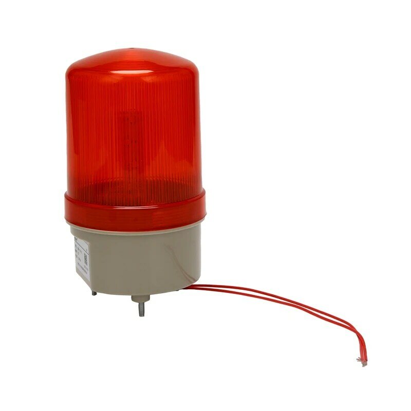 Industrial piscando luz de alarme, LED vermelho luzes de advertência, sistema de alarme acústico-óptica, luz de emergência rotativa, 220V